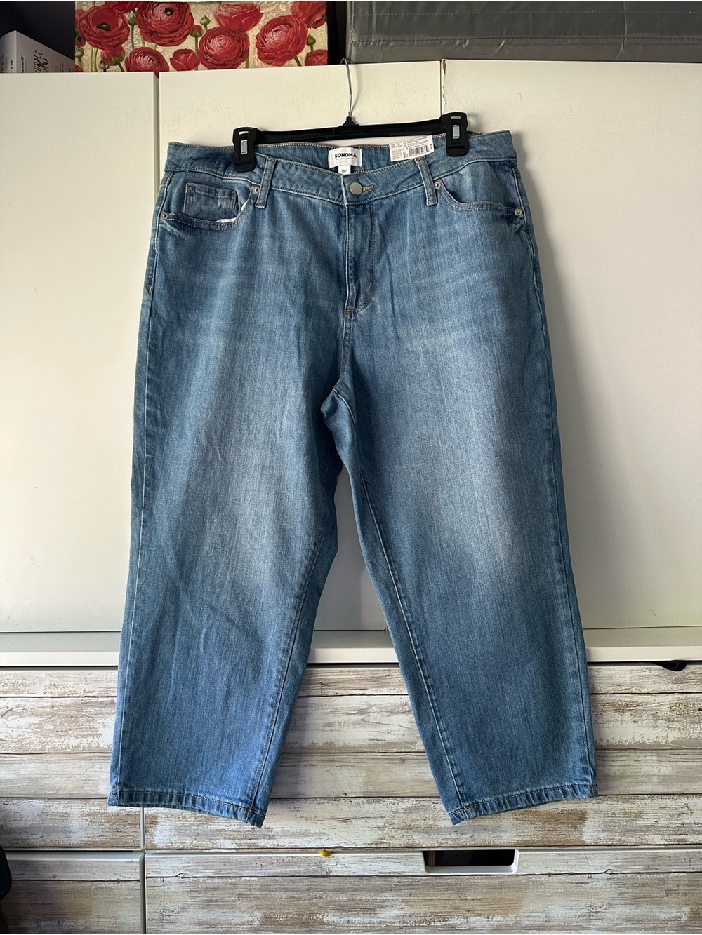 👖 Sonoma Goods For Life Mid Rise Slim Ankle Jeans Size 18P Petite NWT